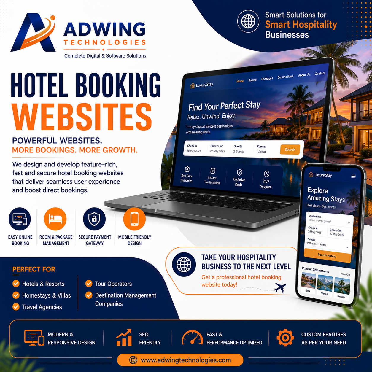 Hotel booking Website Designing in mirzapur