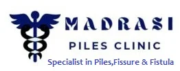 Madrasi Piles Clinic Naini Prayagraj official logo