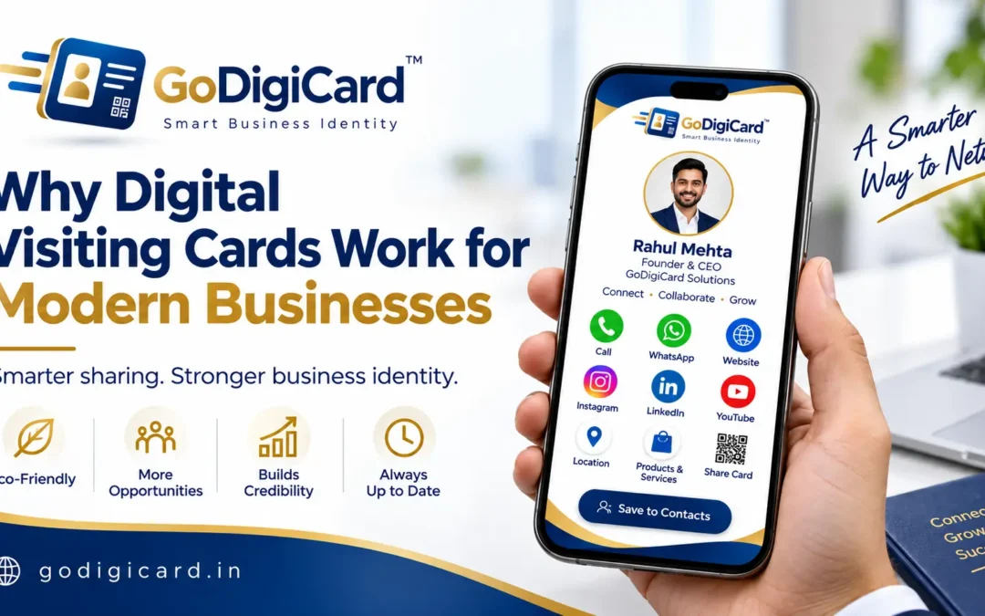 Best Digital Business Card India | GoDigiCard Smart Visiting Card