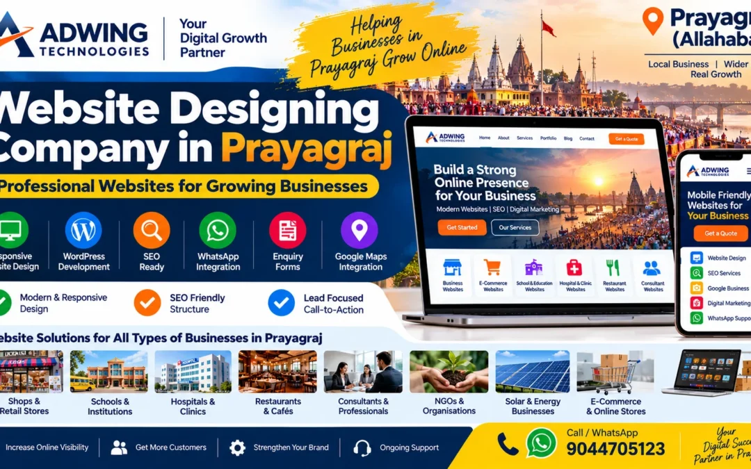 Website Designing Company in Prayagraj | Adwing Technologies
