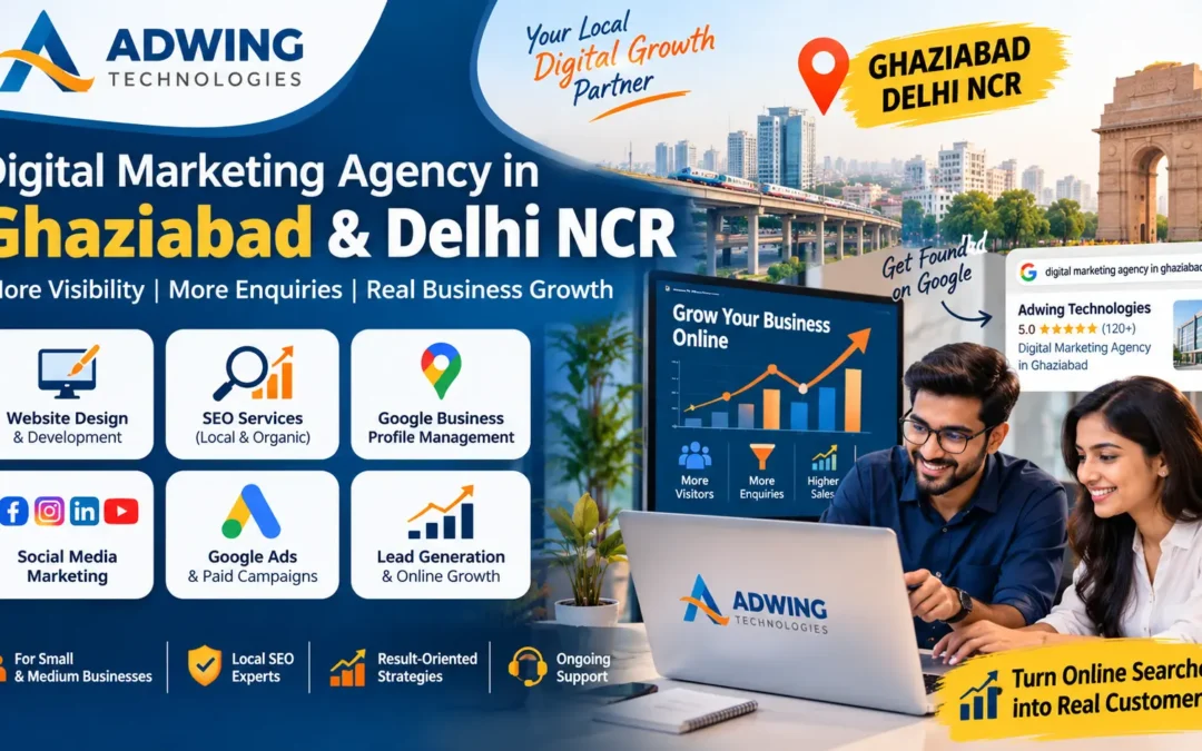Digital Marketing Agency in Ghaziabad & Delhi NCR | Adwing Technologies